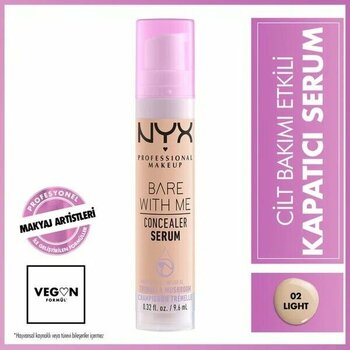 NYX Professional Makeup Bare With Me 02 Light sıvı Kapatıcı Serum
