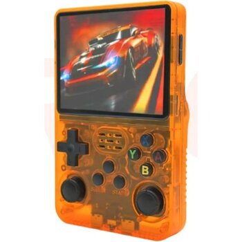 Konsol Plus R36S Retro El Oyun Konsolu 3,5 Inç IPS Ekran 15 000 Oyun 64 GB 8 Renk - Turuncu