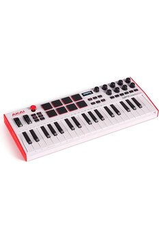 AKAI Professional MPK Mini Plus - USB MIDI Klavye Controller, 37 Mini Tuş, 8 MPC Pedi, Sıralayıcı, M