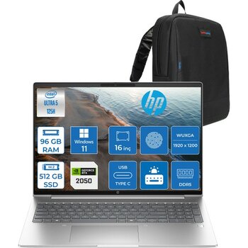 Hp Probook 460 G11 Intel Core Ultra 5 125H Ddr5 96GB 512GB SSD Rtx™ 2050 4gb 16" Wuxga IPS Windows 11 Pro Taşınabilir Bilgisayar 9Y7B7ETP31 + Zetta...
