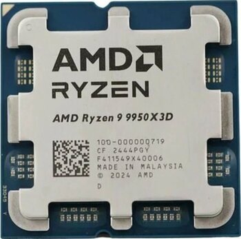 Amd Ryzen 9 9950x3d 144mb 16çekirdekli O/b Uhd Am5 170w Kutusuz+fansız