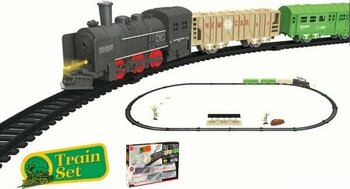 Tren Seti Oyuncak Tren Retro Lokomotif Tren Seti 25 Parça