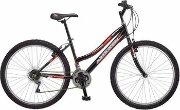 Salcano Excel Lady V Siyah Kırmızı 24 inç 21 Vites Dağ Bisikleti
