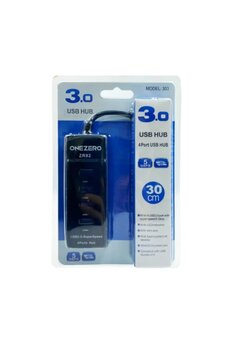Ecocenter Siyah USB 3.0 4 Port USB Çoklayıcı