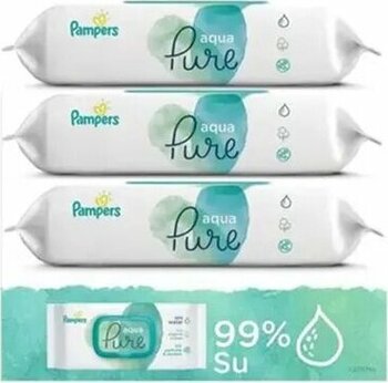 Prima Pampers Aqua Pure 3x48'li Islak Bebek Mendili