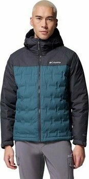 Columbia Grand Trek™ Iıı Down Hooded Jacket Mavi Erkek Outdoor Mont WM7857 - L