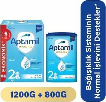 Aptamil 2 Pronutra Toz Devam Sütü 2000 G 6-9 Ay Sütlü İçerik ile Bebeğinizin Beslenmesine Destek