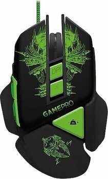 PoloSmart PGS302 Siyah-Yeşil Optik Kablolu Oyuncu Mouse