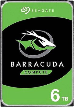 Seagate BarraCuda ST6000DM003 6 TB 5400 RPM 185 MB/s 6.0 ms Harddisk