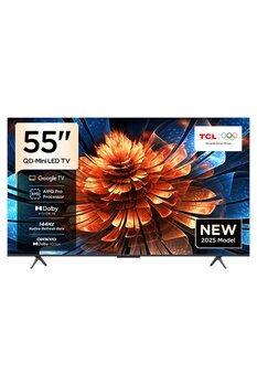 TCL 55Q6C 55\" 139 Ekran Uydu Alıcılı 4K Ultra HD Smart QD Mini LED Google TV