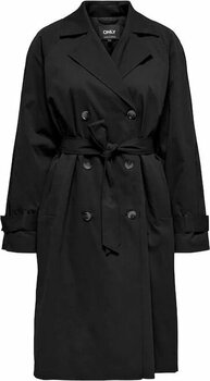 Only Kadın Onlorchıd Belden Bağlamalı Uzun Trençkot 15355443 Siyah Siyah Xl