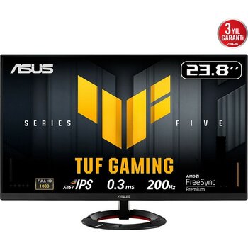 Asus Tuf Gamıng VG249Q5R 23,8&amp;quot; 0.3ms, 200Hz, Full Hd, Dp, 2xhdmı, Hoparlör, Fast IPS Led, E - Standart