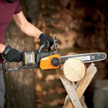 Worx Wg384e 40v 2.0 Ah Li-i̇on Profesyonel Şarjlı Kömürsüz Zincirli Testere 35 Cm