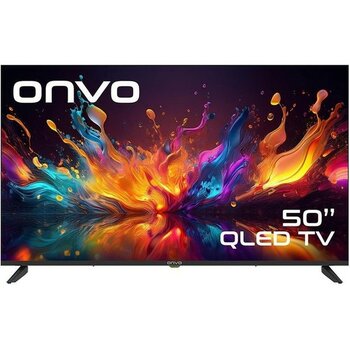 Onvo 50OVF9001 50'' 127 Ekran Uydu Alıcılı 4K Ultra HD Google Smart QLED TV - renk