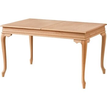 Naze Mobilya 140 Lık Lükens Ilaveli Masa Ham Ahşap Boyasız