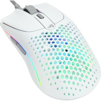 Hepta Collection Glorious Model O 2 Rgb Kablolu Bamf Sensörlü 26000 Dpı 59 Gram Gaming Mouse Mat Beyaz