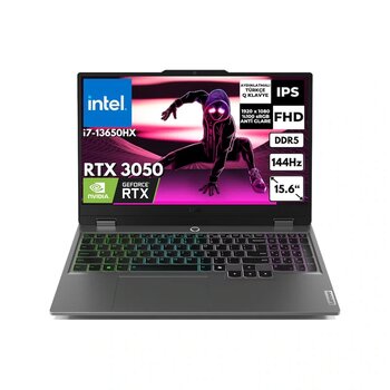 Lenovo Loq 15irx9 83dv011ctrat74 I7-13650hx 32 Gb 2 Tb Ssd Rtx3050 15.6" W11p Dizüstü Bilgisayar