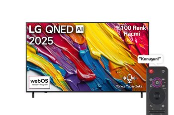 LG 55QNED82A6B 4K Ultra HD 55 inç QNED Siyah Smart TV