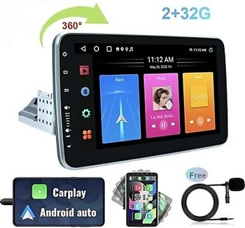 Navigold KL-3800 4/64GB Android Tek Din 10''inch Oto Araba Multimedya Teyp Car Play-usb-gps-wifi Kamera
