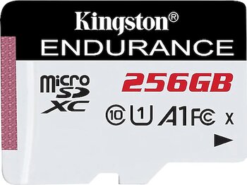 Kingston High Endurance SDCE/256GB Class 10 UHS-I A1 256 GB Micro SD Kart