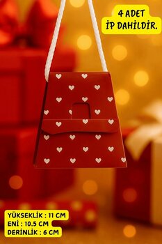 Emtory 4 Adet Kalpli Hediye Kutusu - Anneler Günü Hediye Kutusu - Yılbaşı Hediyesi - Yılbaşı Kutusu