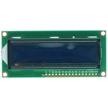 Robotistan 16X2 LCD Ekran - I2C Lehimli Mavi Display