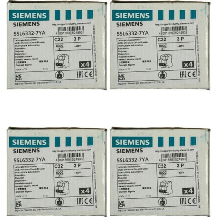 Siemens C32 3P 32 Amper Otomatik Sigorta