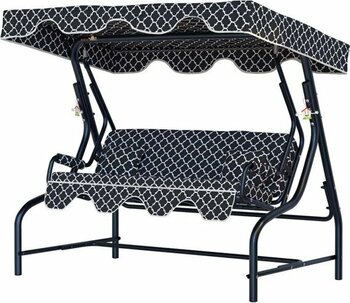 Yekta 3 Kişilik Bahçe Salıncağı Balkon Salıncak 200 Cm Karaburun