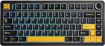 Aula F75 Siyah RGB %75 TKL Gray Switch Kablolu/Kablosuz Mekanik Oyuncu Klavyesi