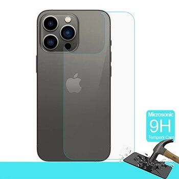 Microsonic Apple Iphone 13 Pro Arka Temperli Cam Ekran Koruyucu