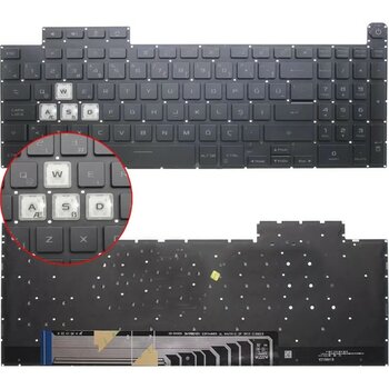Asus Tuf Gaming F15 FX507VU FX507VI Notebook Klavye Rgb Işıklı - Dahili Klavye