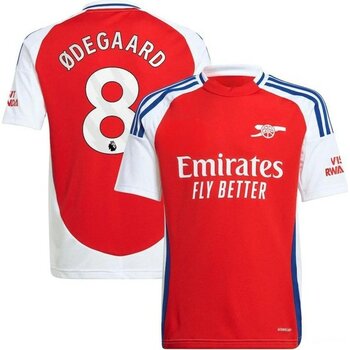 Arsenal Odegaard Kırmızı Yetişkin Dijital Baskılı Futbol Forması - 2XL