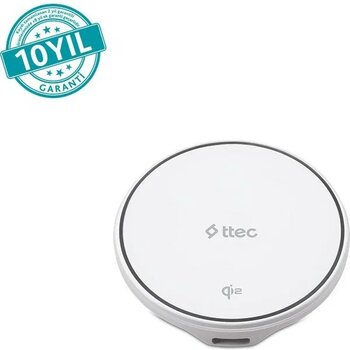 Ttec AirCharger M Pro Beyaz USB-C 15W Kablosuz Şarj Aleti