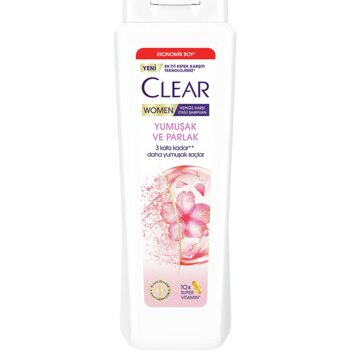 Clear Besleyici Şampuan Yumuşak ve Parlak Saçlar 600 ml 2 Adet