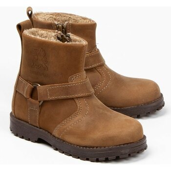 Unisex Hakiki Deri Fermuarlı Bot - Kum - 31