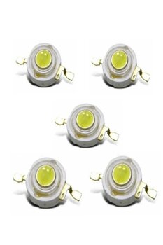 diasithalat 1w Power Led, Led Lamba, 1 Watt Power Led Lamba Beyaz 5 Adet