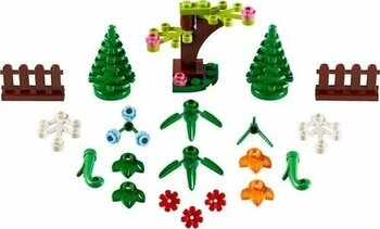LEGO Xtra Botanical Accessories 40376 6+ 32 Parça Botanik Yapı Oyuncakları