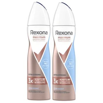 Rexona Clinical Maximum Protection Clean Scent 2x150 ml Kadın Sprey Deodorant