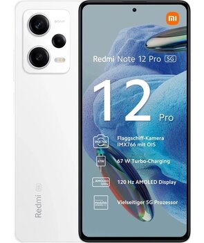 Xiaomi Redmi Note 12 Pro 5G 12Gb Ram 256 Gb Cep Telefonu (Xiaomi Türkiye Garantili) Beyaz