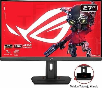 Asus ROG Strix XG27WCS 27 inç 2560 x 1440 WFHD Oyuncu Monitörü