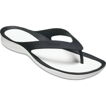 Crocs 204974-066 Swiftwater Flip Kadın Terlik - Siyah - 37 - 38