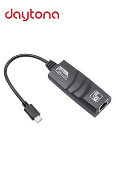 Daytona T13 Usb 3.1 Type-c To Rj45 10/100/1000mbps Ethernet Dönüştürücü Çevirici Adaptör