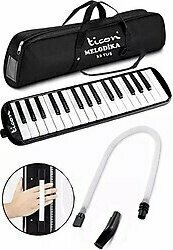 Melodika 32 Tuşlu Siyah Bez Çantalı 1 Adet 32K Hortumlu Melodika Askılı Taşıma Kulplu Okul Öğrenci