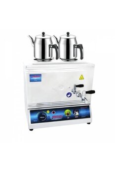 Mizan 2 Demlikli Elektrikli Çay Kazanı Pleytsiz 19 Lt Demlikler Dahil