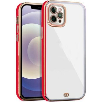 Epro iPhone 11  Pro    Arka    Kapak Kılıf   Renkli  Kırmızı    Kenarlı  Rose