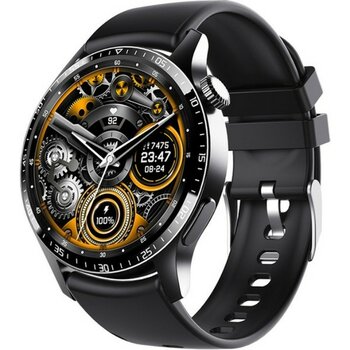 Yeni Spor Watch GT3 PRO Siyah 46mm Amoled Ekranlı Akıllı Saat Sesli Görüşmeli Android İos iphone Huawei Uyumlu 8-9 - Koyu Siyah