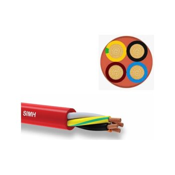 4x1 Mm2 4 Damar Simh Silikon Isıya Dayanıklı Kablo 5 Metre