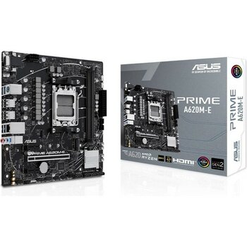 Asus Prime A620M-E A620 Ddr5 Glan Matx Hd Dp Usb3 M2 Rgb Am5 Amd Anakart