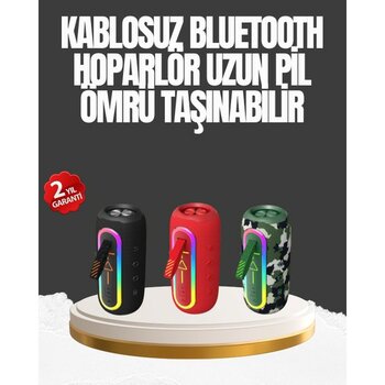 Misim Home Taşınabilir Şarjlı Bluetooth Hoparlör Güçlü Bas - AA002X-7O4471 - Çok Renkli