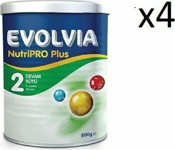 Evolvia Nutripro Plus 2 Bebek Devam Sütü 800GR 4'lü Paket